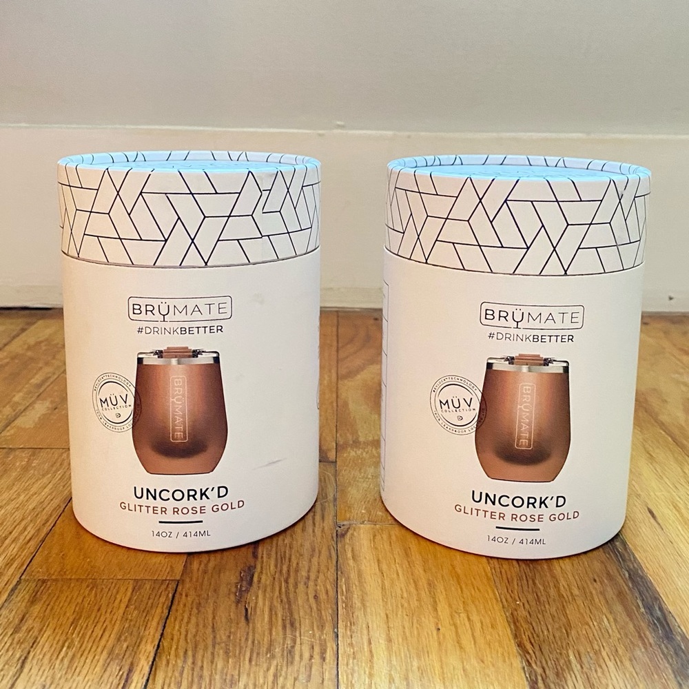 Set of 2 - Brumate Uncork’d set (Rose Gold)